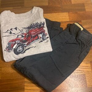 Boys bundle shirt and pants 4t winter